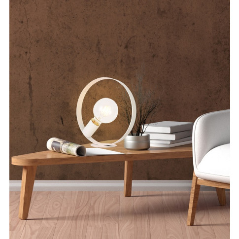 lampa stołowa V057 Elegio biała minimalistyczna