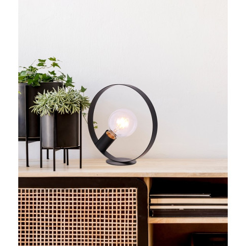lampa stołowa V057 Elegio czarna stylowa