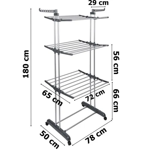 Wymiary suszarki Axo