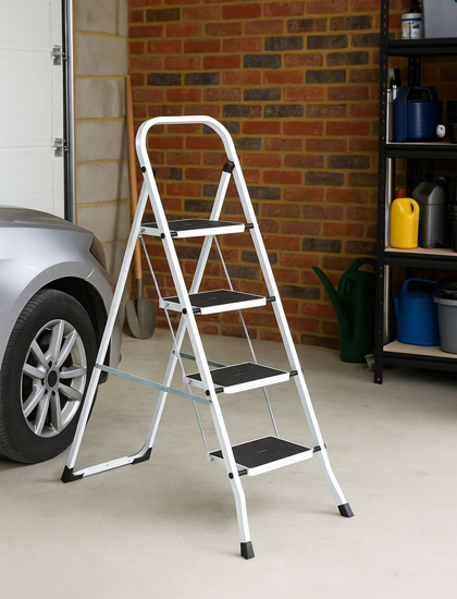 Składana stalowa drabina 4-stopniowa Worx 5X