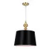 Wisząca lampa z czarnym abażurem - T029 - Greko