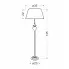 Lampa podłogowa T031 Tokis wymiary