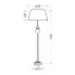 Lampa podłogowa T028 Tokis wymiary