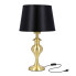 Lampa stołowa w stylu glamour - T027 - Tokis