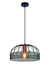 Czarna lampa wisząca w stylu industrialnym - T033 - Dargin