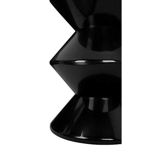 Czarny minimalistyczny stolik kawowy Aventis
