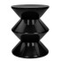 Czarny okrągły stolik kawowy - Aventis