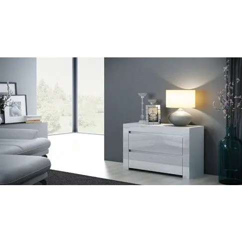 Zdjęcie lakierowana biała szafka nocna Grefos 5X | Edinos.pl