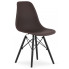 Brązowe krzesło nowoczesne - Naxin 3X