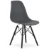 ciemnoszare krzesło kuchenne minimalistyczne Naxin 3X