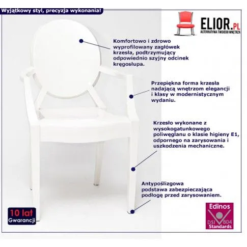 Fotografia Krzesło Vespos - białe z kategorii Strona główna