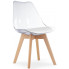 Przezroczyste krzesło minimalistyczne - Asaba 3X