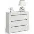 Zdjęcie produktu Skandynawska komoda 80 cm Margino 5X - biały połysk.