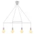 Biała industrialna lampa wisząca - K167-Indos