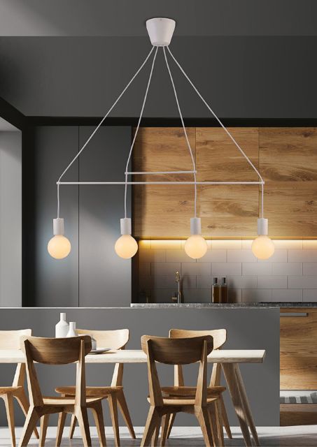 Czarna lampa wisząca - K167-Palmer