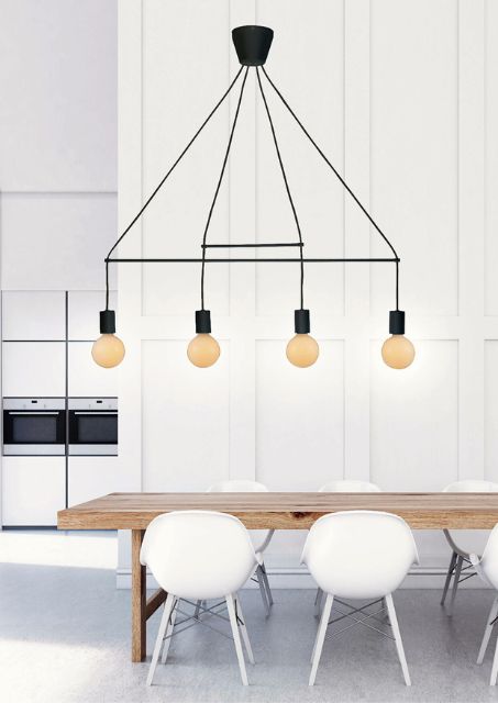 Nowoczesna lampa czteroramienna - K170-Palmer
