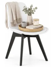 Białe kuchenne krzesło w stylu nowoczesnym - Ares 4X w sklepie Edinos.pl