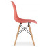 Czerwone nowoczesne krzesło Naxin 4S