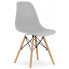 Szare minimalistyczne krzesło - Naxin 4X