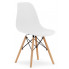 Białe minimalistyczne krzesło do stołu - Naxin 4X