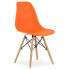 Pomarańczowe krzesło w skandynawskim stylu - Naxin 4X