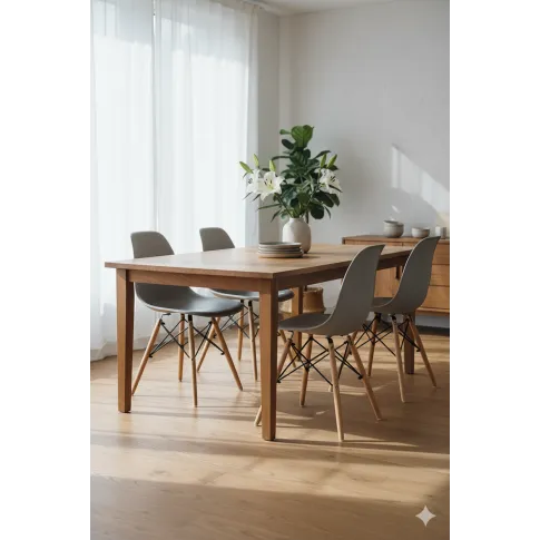 Szare minimalistyczne krzesło   Sopi 4X