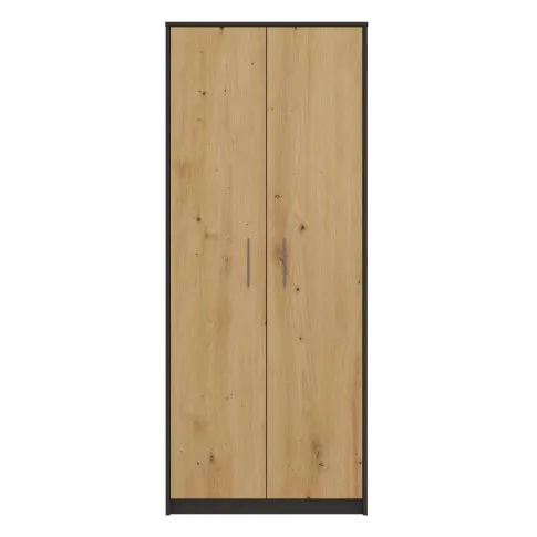 Antracytowy regał biurowy Hoger