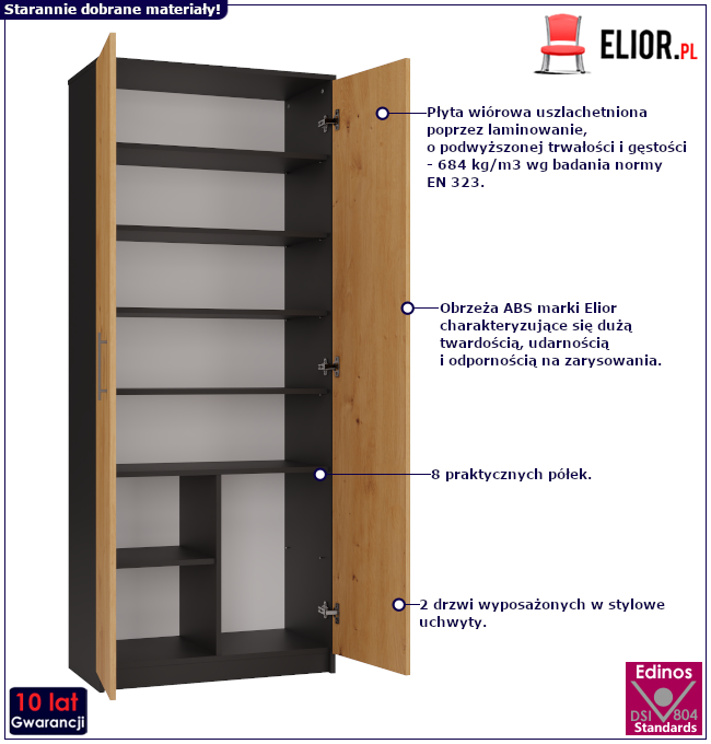 Produkt Nowoczesny regał biurowy - Ervant