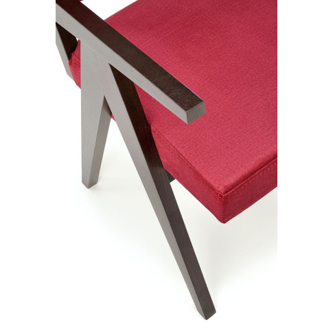 Czerwone krzesło typu 366 Noko
