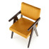 Zolte krzeslo retro Noko