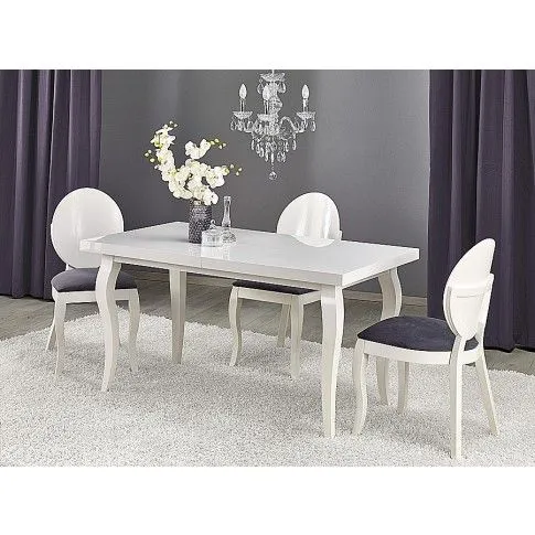 Zdjęcie produktu Biały stół rozkładany 140-180 cm - Torres .