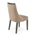 Beżowe krzesło tapicerowane welurem Silo