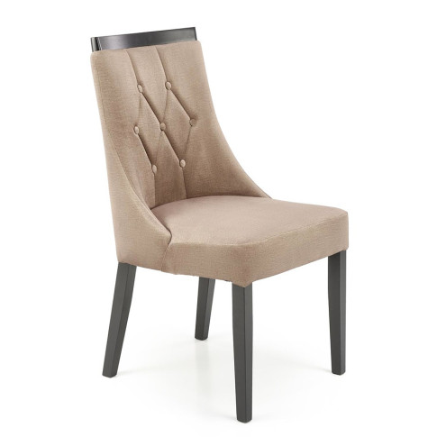 Beżowe krzesło tapicerowane Silo