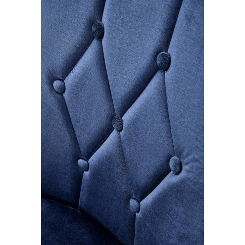 Niebieskie krzesło pikowane Silo