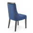 Niebieskie krzesło tapicerowane welurem Silo
