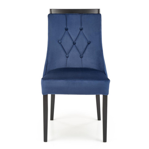 Niebieskie pikowane krzesło Silo