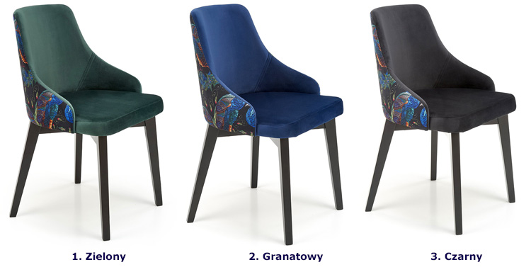 Dostępne kolory krzesła Dabox