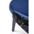 Niebieskie krzesło tapicerowane Dabox