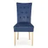 Granatowe krzesło bukowe Depso