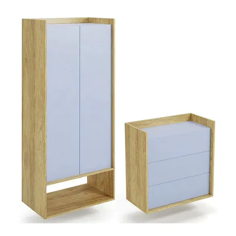 Zestaw szafa i komoda Antora