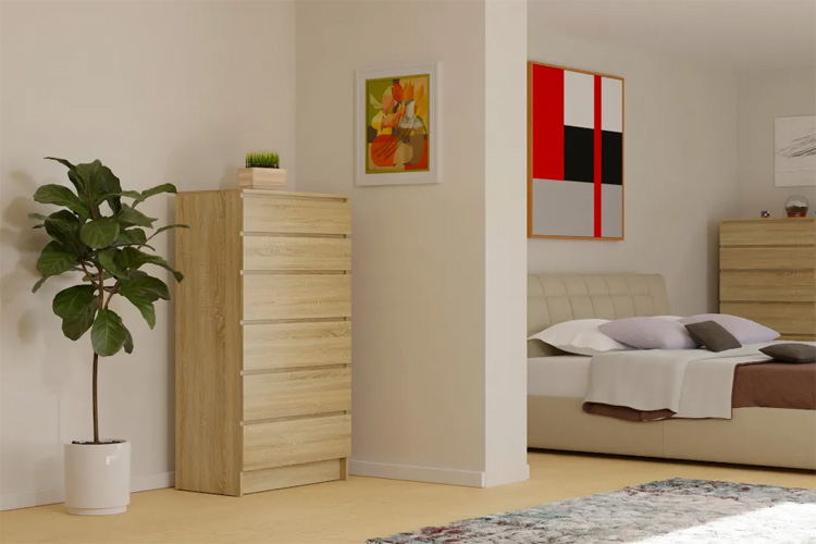 Wizualizacja komody z zestawu Sargio