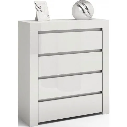 Szczegółowe zdjęcie nr 4 produktu Zestaw mebli lakierowanych biały połysk - Kiva