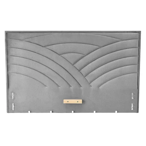 Szary tapicerowany zagłówek Rimoso 5X
