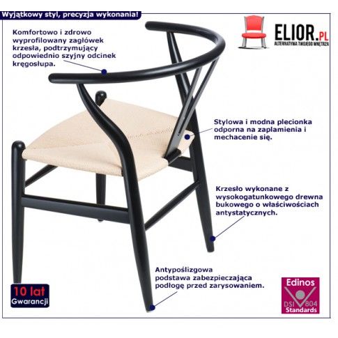 Fotografia Krzesło gięte Topeo 2X - czarne z kategorii Krzesła