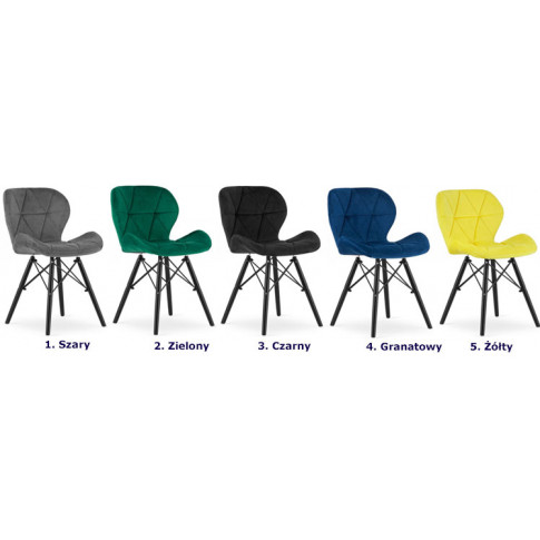 kolory zestawu krzesel zeno 6s
