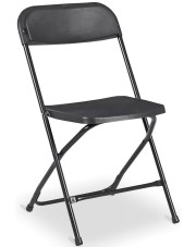 Czarne krzesło cateringowe składane - Arys 3X