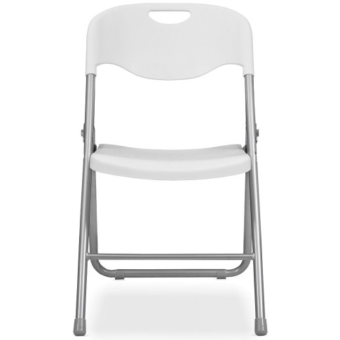 białe krzesło składane cateringowe z uchwytem arys 4x