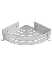Srebrna aluminiowa półka pod prysznic - Hares w sklepie Edinos.pl