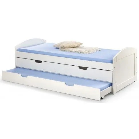 Zdjęcie produktu Łóżko dwuosobowe Colar 90x200 - białe.