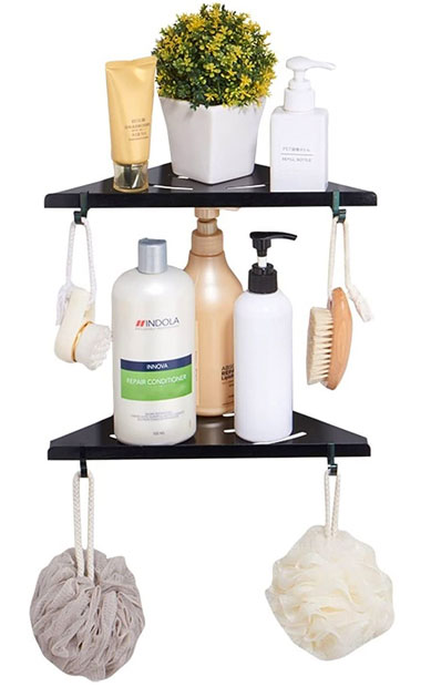 Komplet aluminiowych półek pod prysznic Atina